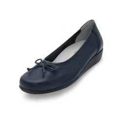 Vitaform Sommerschuhe Damen Geschlossen - Ballerina Damen Leder - Freizeitschuhe Damen Aus Leder - Leder Schuhe Dame Damen Ballerina Leder