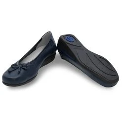 Vitaform Sommerschuhe Damen Geschlossen - Ballerina Damen Leder - Freizeitschuhe Damen Aus Leder - Leder Schuhe Dame Damen Ballerina Leder -Pretty Ballerinas-Shop 28546443 03