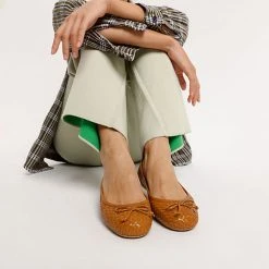 Geox D Palmaria Klassische Ballerinas - Braun -Pretty Ballerinas-Shop 28688640 02