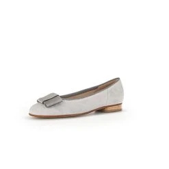Gabor Elegante Ballerinas 25.100.19 Klassische Ballerinas - Grau -Pretty Ballerinas-Shop 28966504 03