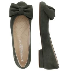 XAVER LUIS Ballerina PAULINA - Ballerina Mit Großer Lederschleife Klassische Ballerinas -Pretty Ballerinas-Shop 29467628 03