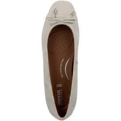 Geox D Annytah D Ballerinas Damen Klassische Ballerinas - Hellgrau -Pretty Ballerinas-Shop 30222944 02